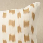 SO6947405 | Izmir Ikat Stripe Pillow - Sand Schumacher Izmir Ikat Stripe Pillow in Sand (SO6947405)