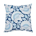 SO7730105 | Jackie Applique Pillow - Blue Schumacher Jackie Applique Pillow in Blue (SO7730105)