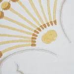 Schumacher Jackie Applique Pillow in Natural (SO7730005)