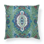 SO17279305 | Jahanara Carpet Pillow - Jade Schumacher Jahanara Carpet Pillow in Jade (SO17279305)