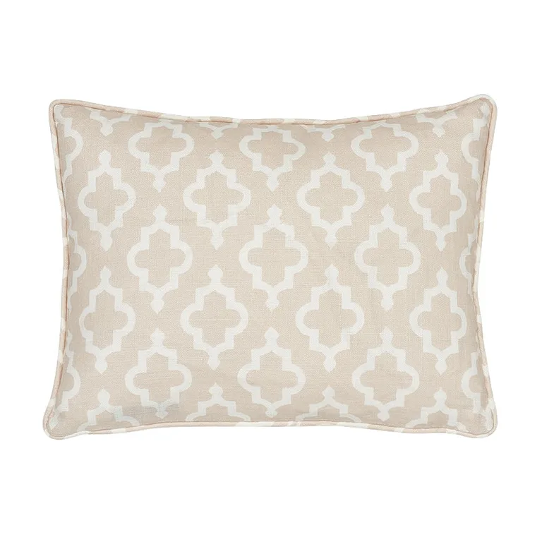 Schumacher Jake Pillow in Quiet Pink (SO17843012)