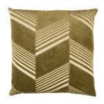 Jessie Cut Velvet Pillow - Olive Schumacher Jessie Cut Velvet Pillow in Olive