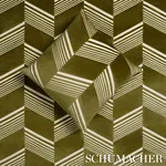 Jessie Cut Velvet Pillow - Olive Schumacher Jessie Cut Velvet Pillow in Olive