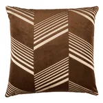 Jessie Cut Velvet Pillow - Sable Schumacher Jessie Cut Velvet Pillow in Sable