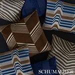 Jessie Cut Velvet Pillow - Sable Schumacher Jessie Cut Velvet Pillow in Sable