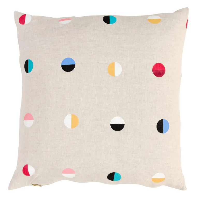 Schumacher Joshua Tree Pillow in Natural Moons (SO7404006)