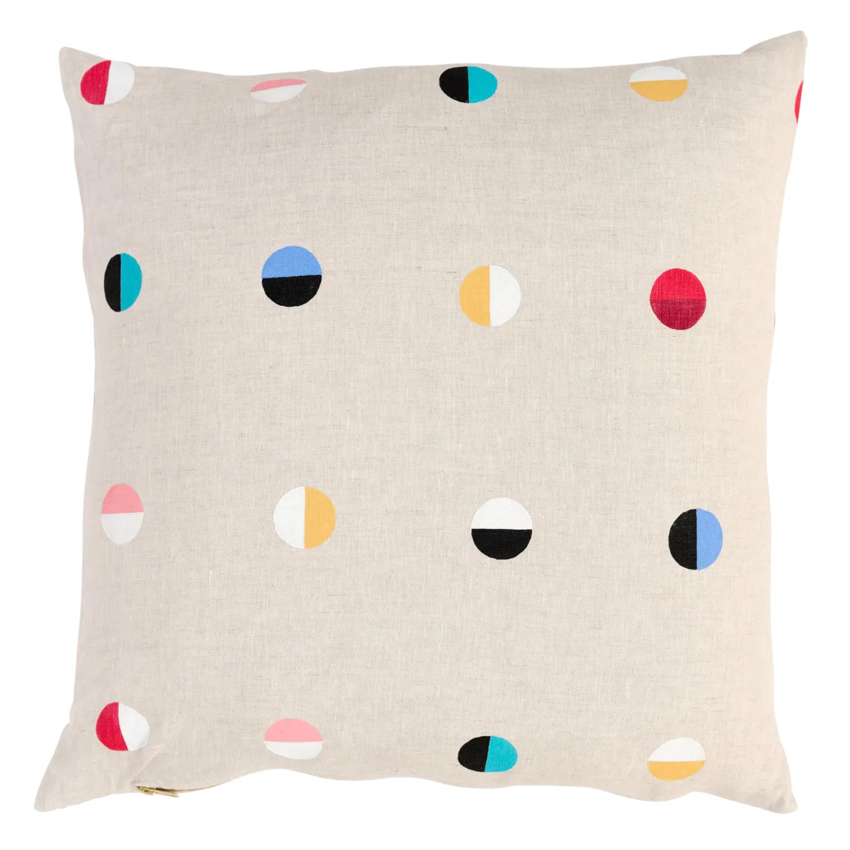 Schumacher Joshua Tree Pillow in Natural Moons (SO7404006)