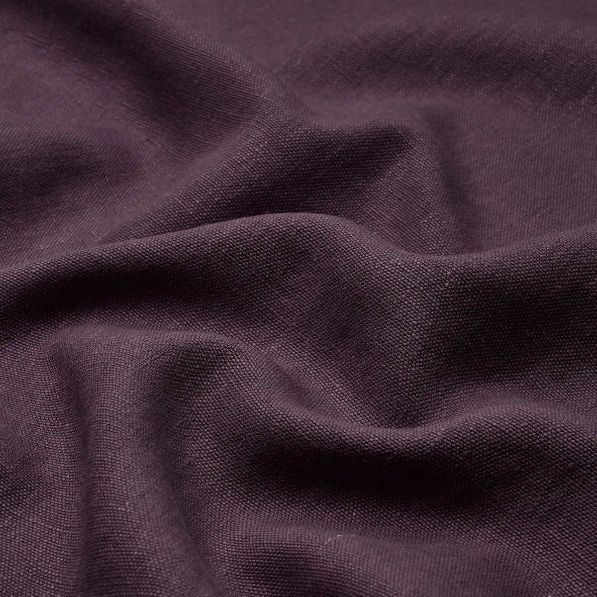 Jumi Stonewashed Linen Pillow - Aubergine Schumacher Jumi Stonewashed Linen Pillow in Aubergine