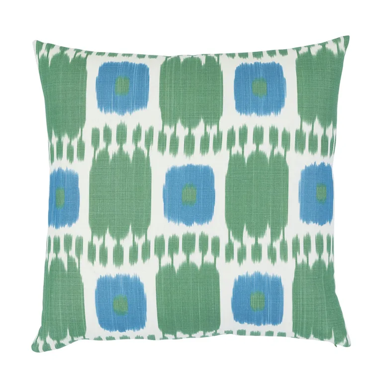 Schumacher Kandira Pillow in Peacock (SO17440506)