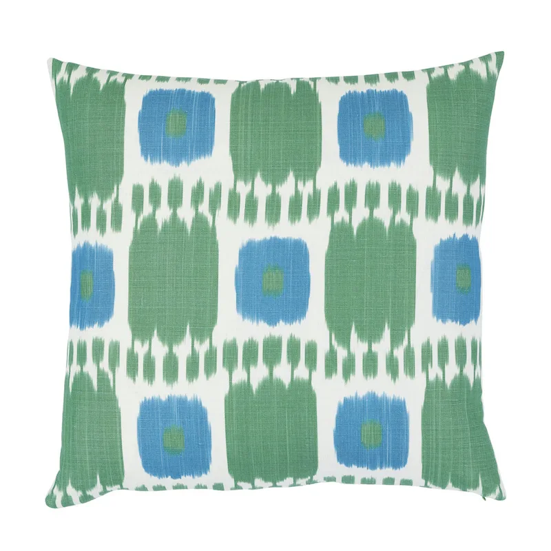 Schumacher Kandira Pillow in Peacock (SO17440506)