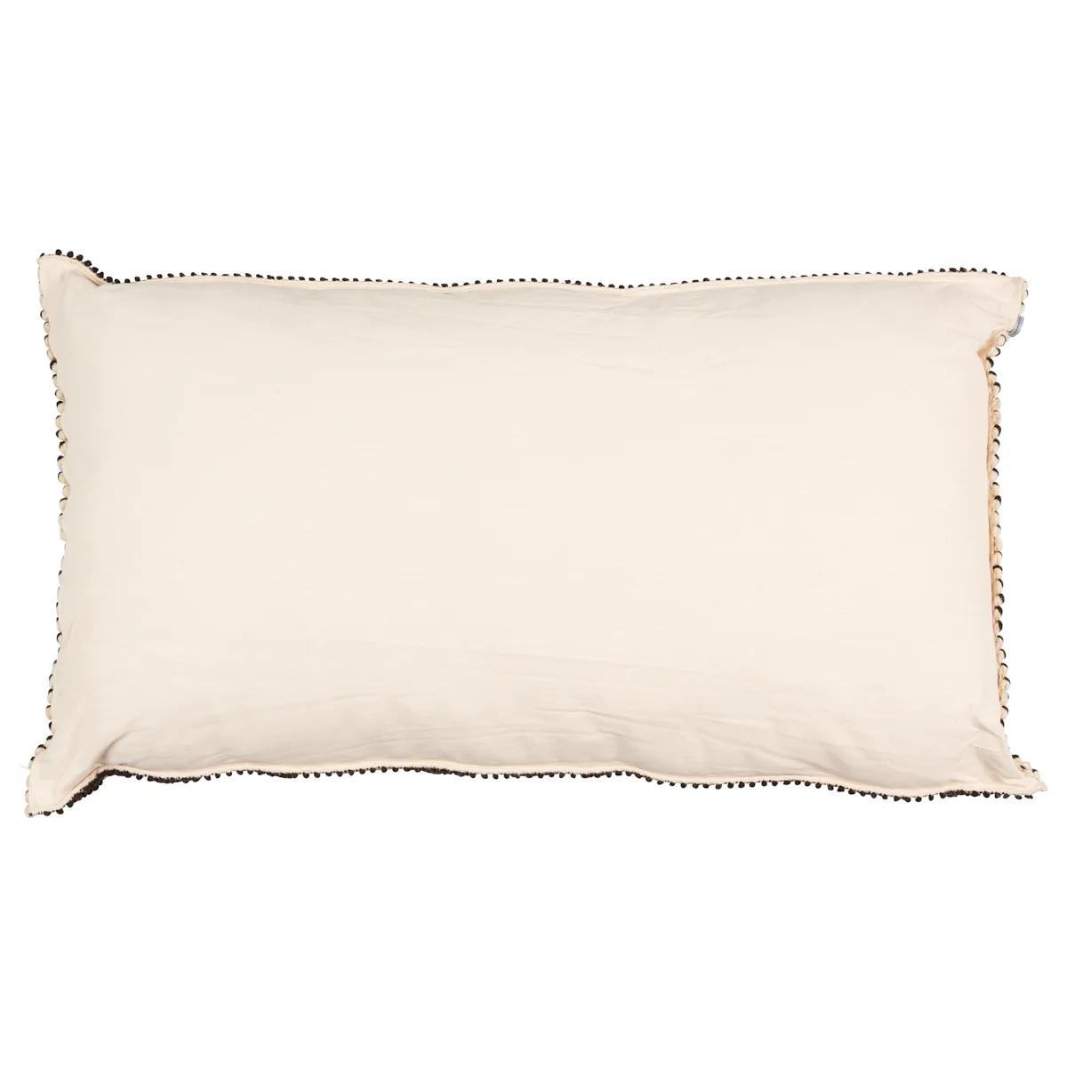 Schumacher Kara Floor Pillow in Black & White (SO0001336)
