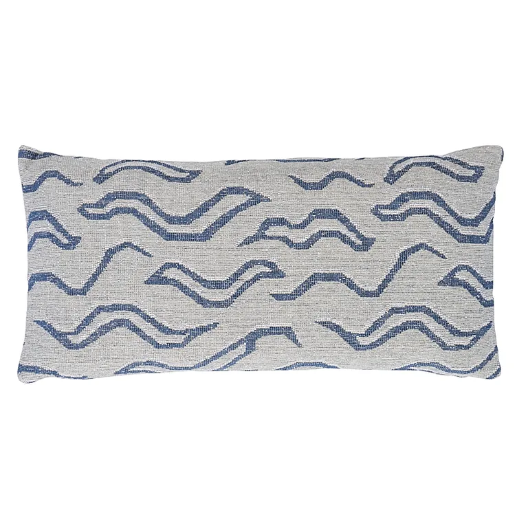 Schumacher Kata Pillow in Denim (SO8068218)