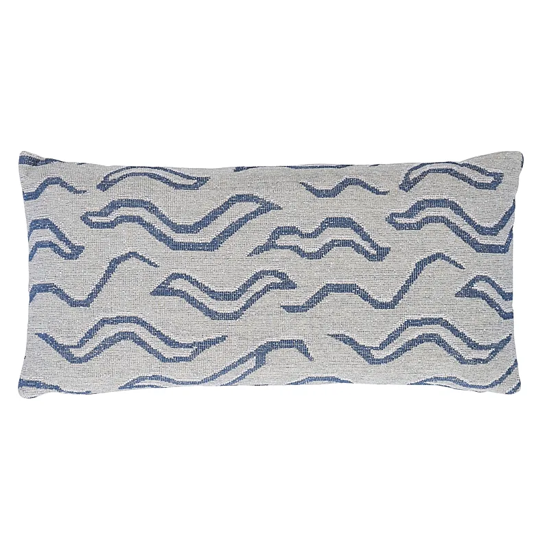 Schumacher Kata Pillow in Denim (SO8068218)