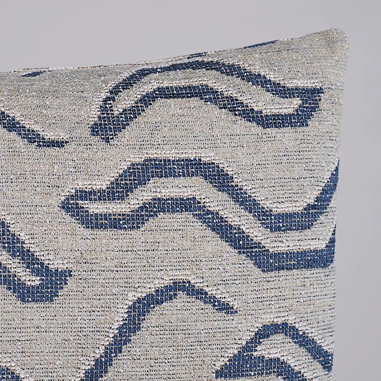 Schumacher Kata Pillow in Denim (SO8068218)