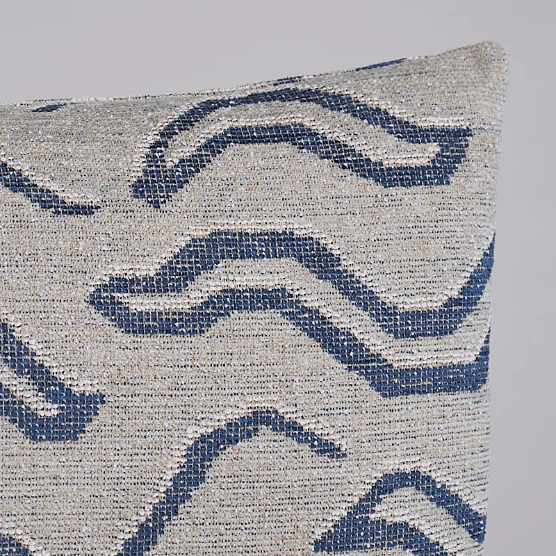 Schumacher Kata Pillow in Denim (SO8068218)