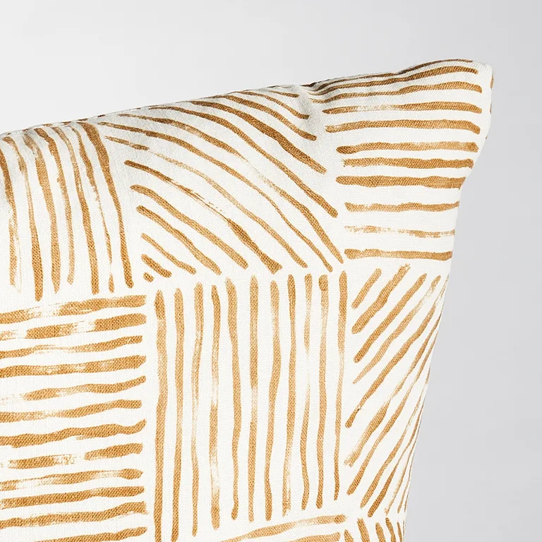 Schumacher Katama Pillow in Caramel