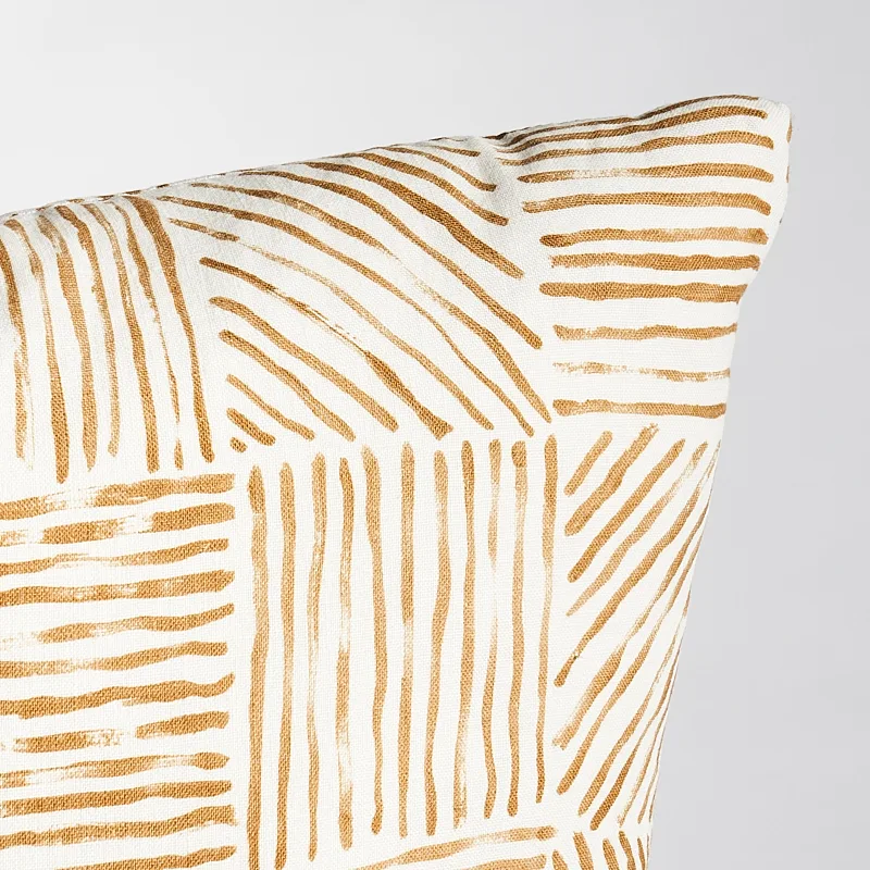 Schumacher Katama Pillow in Caramel