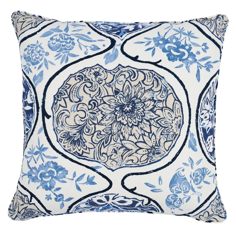 Schumacher Katsugi Pillow in Blues (SO262093306)