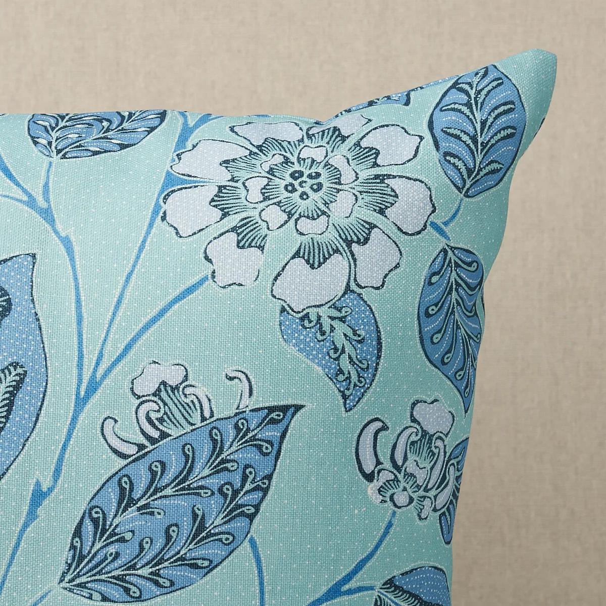 Schumacher Kava Cay I/O Pillow in Blues (SO18100104)