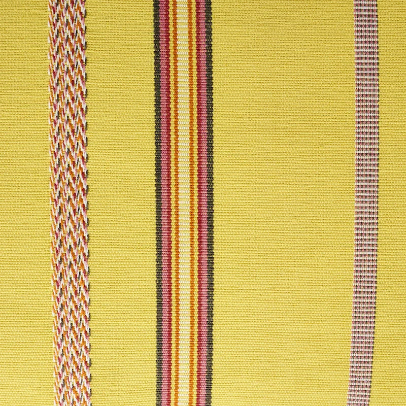 Schumacher Kayenta Stripe Pillow in Yellow (SO7745211)