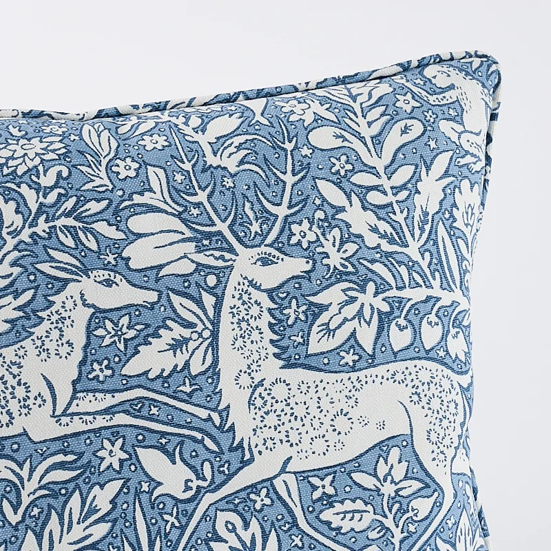 SO260327515 | Khan's Park Pillow - Chambray Schumacher Khan's Park Pillow in Chambray (SO260327515)