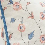 SO17833005 | Khilana Floral Pillow - Delft & Rose Schumacher Khilana Floral Pillow in Delft & Rose (SO17833005)