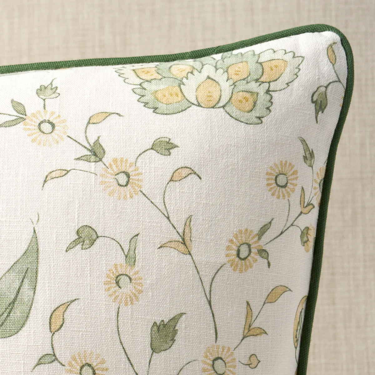 Schumacher Khilana Floral Pillow in Marigold (SO17833305)