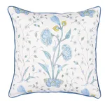 SO17833105 | Khilana Floral Pillow - Peacock Schumacher Khilana Floral Pillow in Peacock (SO17833105)