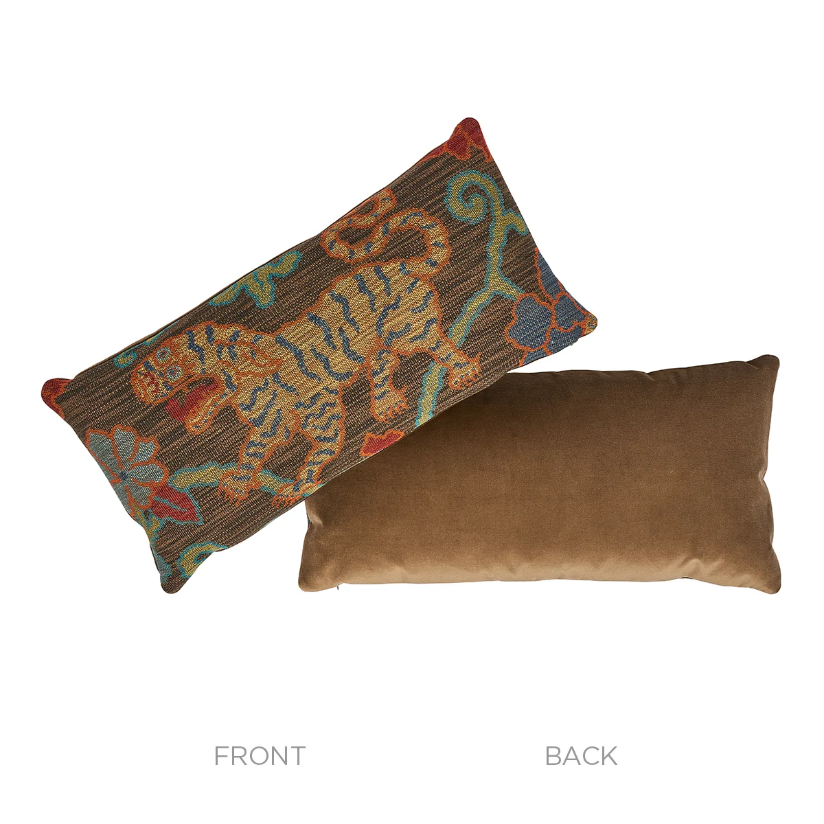 SO626800218 | Khotan Weave Pillow B - Sable Schumacher Khotan Weave Pillow B in Sable (SO626800218)