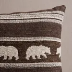 SO8499118 | Koda Stripe Pillow - Coffee Schumacher Koda Stripe Pillow in Coffee (SO8499118)