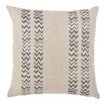 SO6997005 | Kudu Stripe + Kudu Pillow - Black Schumacher Kudu Stripe + Kudu Pillow in Black (SO6997005)