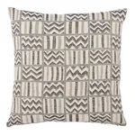 SO6997005 | Kudu Stripe + Kudu Pillow - Black Schumacher Kudu Stripe + Kudu Pillow in Black (SO6997005)