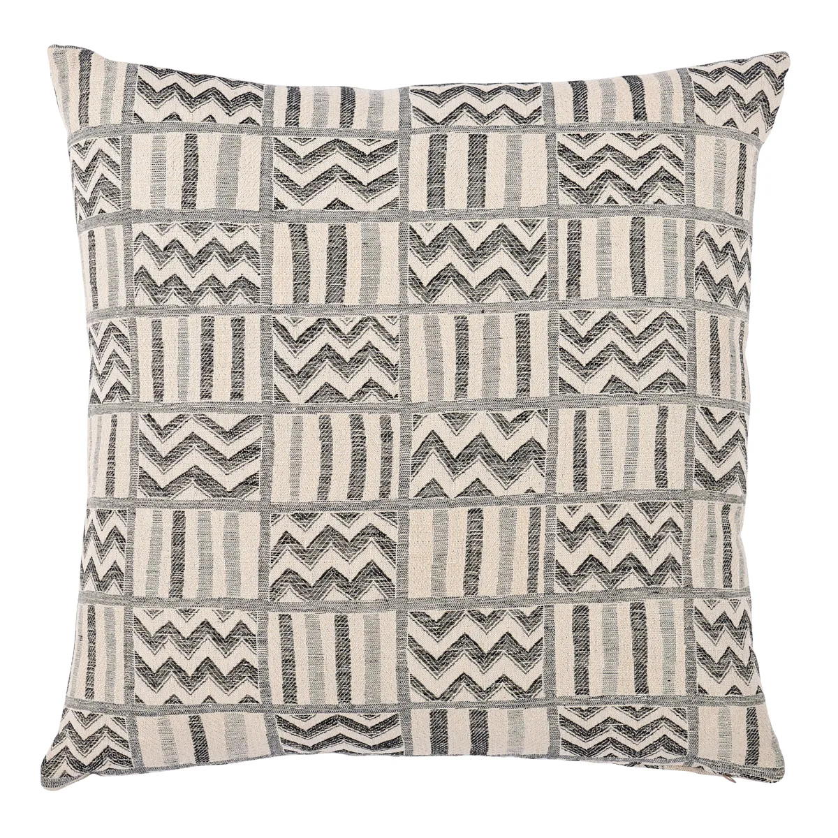 Schumacher Kudu Stripe + Kudu Pillow in Black (SO6997005)
