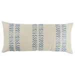 SO6997128 | Kudu Stripe Pillow - Blue Schumacher Kudu Stripe Pillow in Blue (SO6997128)