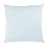 Schumacher Lange Glazed Linen Pillow in Ciel