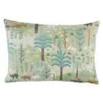 SO8196015 | Las Colinas Scenic Tapestry Pillow - Green Schumacher Las Colinas Scenic Tapestry Pillow in Green (SO8196015)