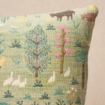 SO8196015 | Las Colinas Scenic Tapestry Pillow - Green Schumacher Las Colinas Scenic Tapestry Pillow in Green (SO8196015)