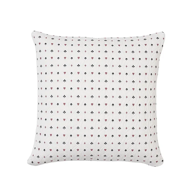 Schumacher Le Joueur Pillow in Rouge et Noir
