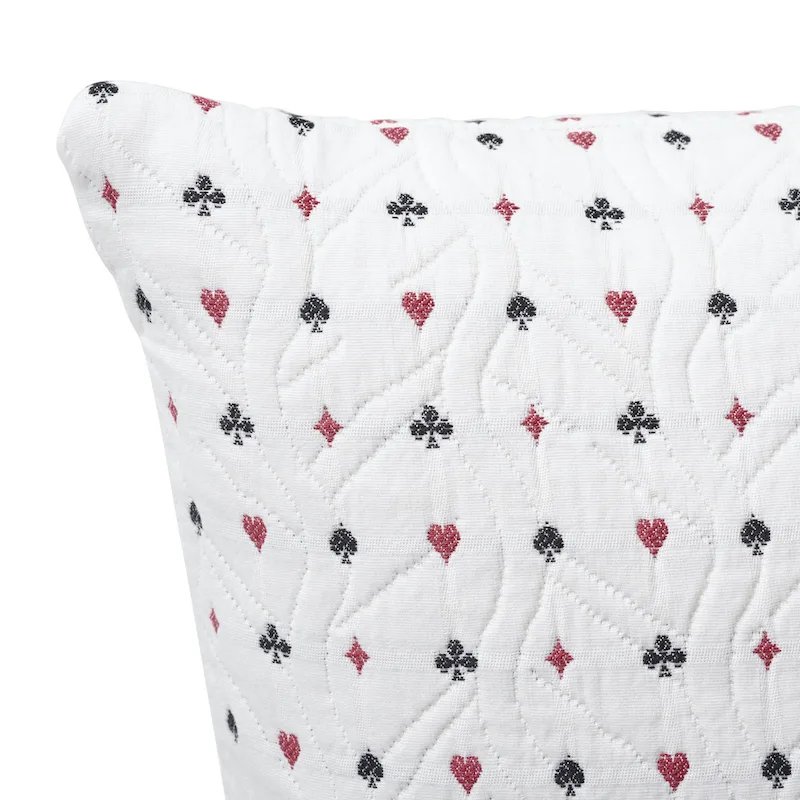 Schumacher Le Joueur Pillow in Rouge et Noir