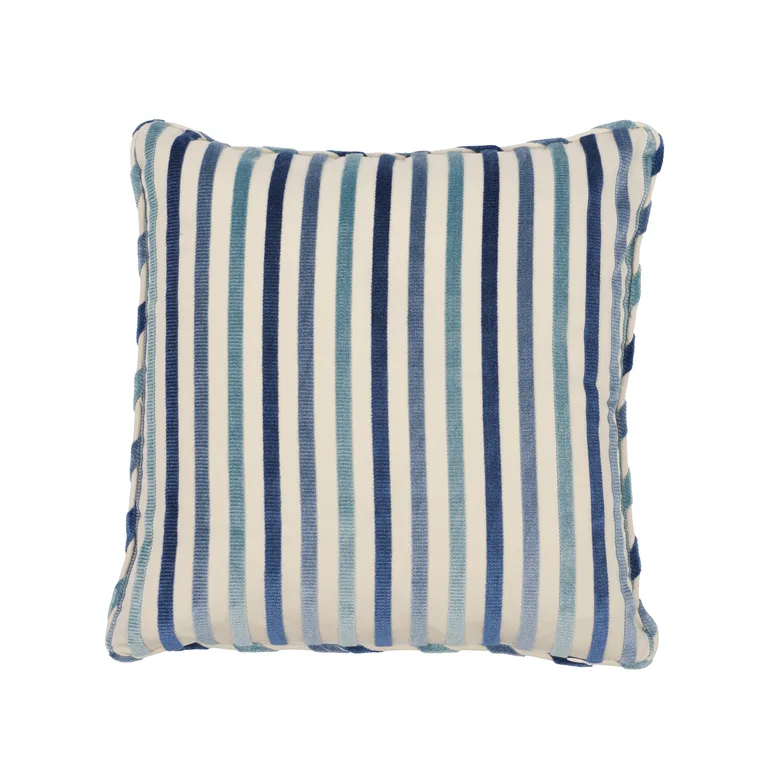 Schumacher Le Matelot Pillow in Blue