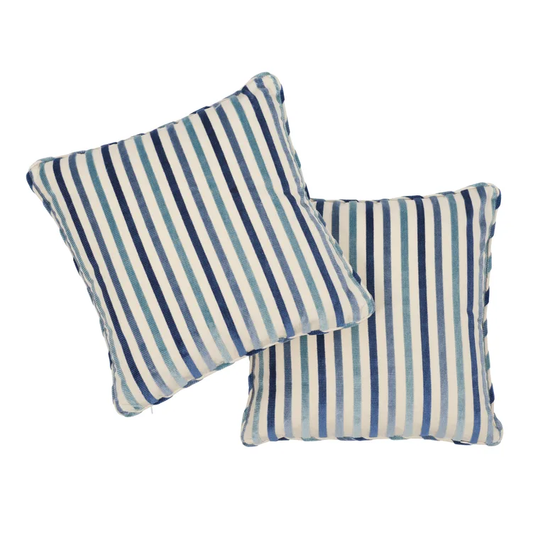 Schumacher Le Matelot Pillow in Blue