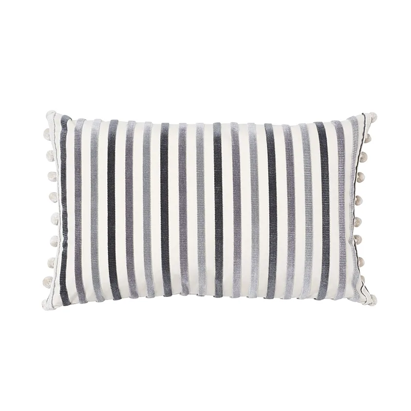Schumacher Le Matelot Pillow in Charcoal (SO7229314)