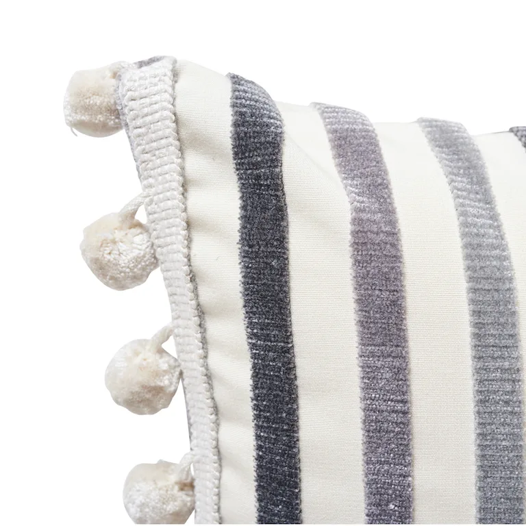 Schumacher Le Matelot Pillow in Charcoal (SO7229314)