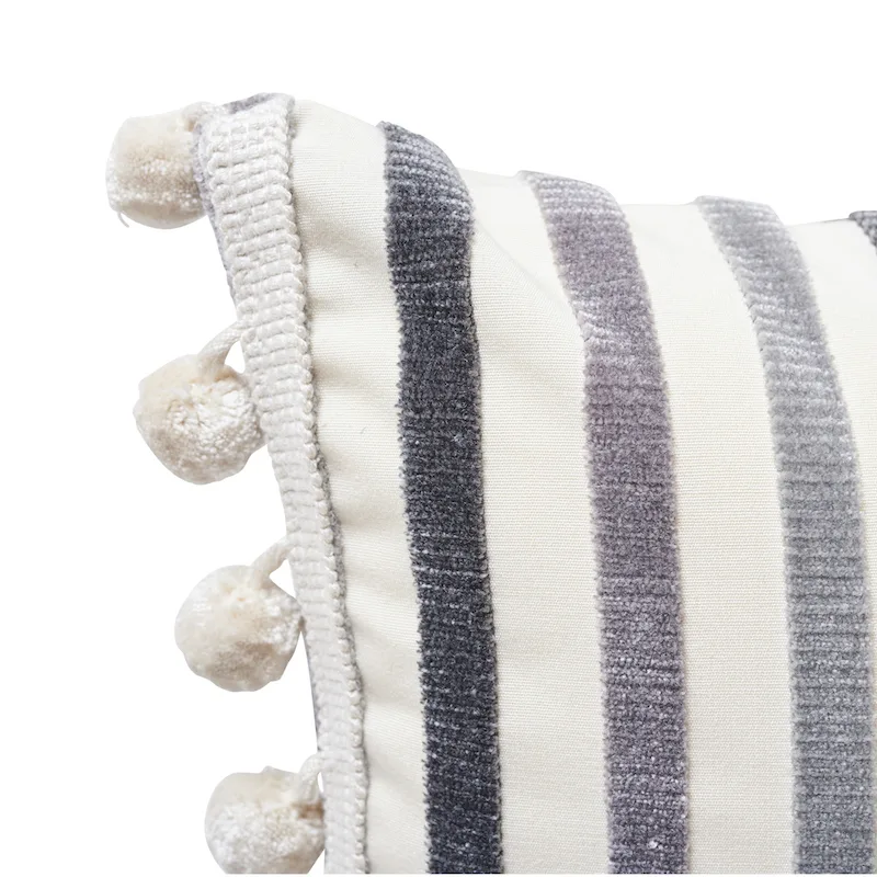 Schumacher Le Matelot Pillow in Charcoal (SO7229314)