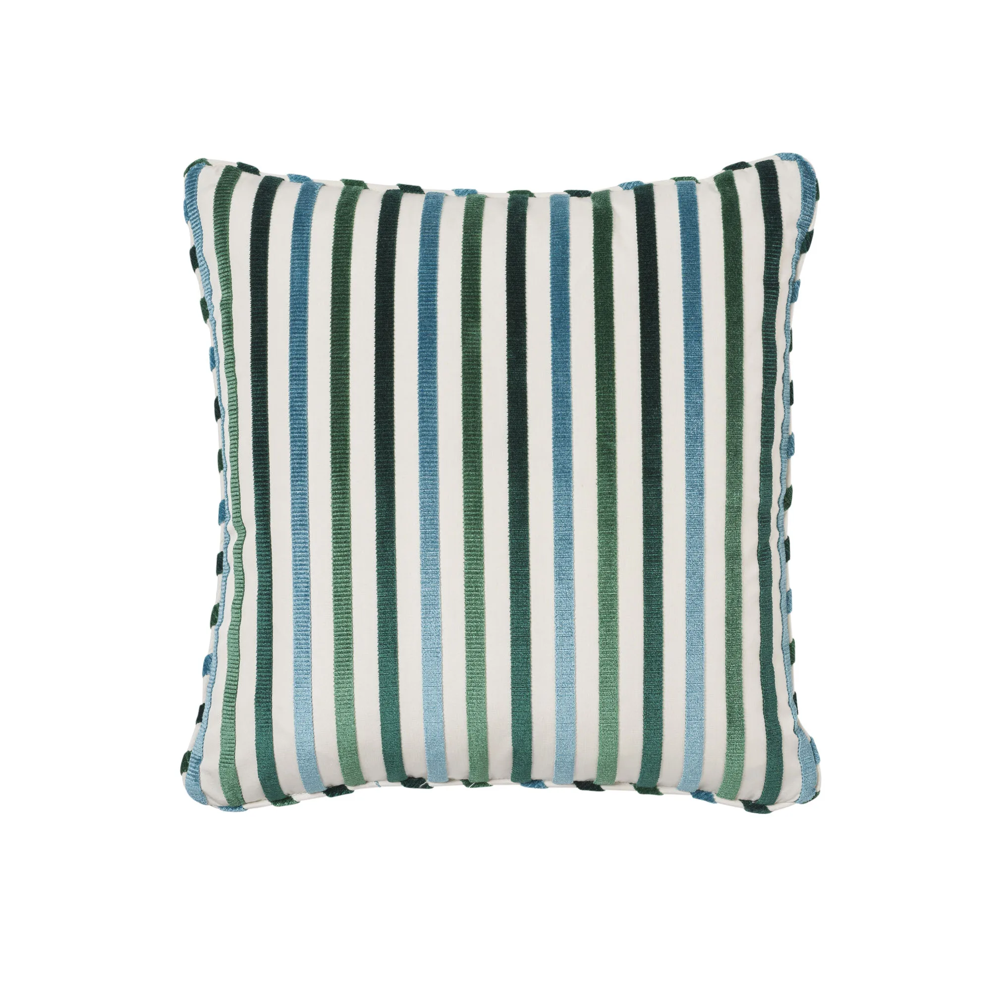 Schumacher Le Matelot Pillow in Peacock
