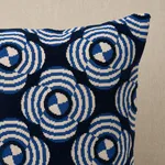 SO8226005 | Le Moderne Cut Velvet Pillow - Cobalt Schumacher Le Moderne Cut Velvet Pillow in Cobalt (SO8226005)