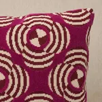 SO8226212 | Le Moderne Cut Velvet Pillow - Magenta Schumacher Le Moderne Cut Velvet Pillow in Magenta (SO8226212)