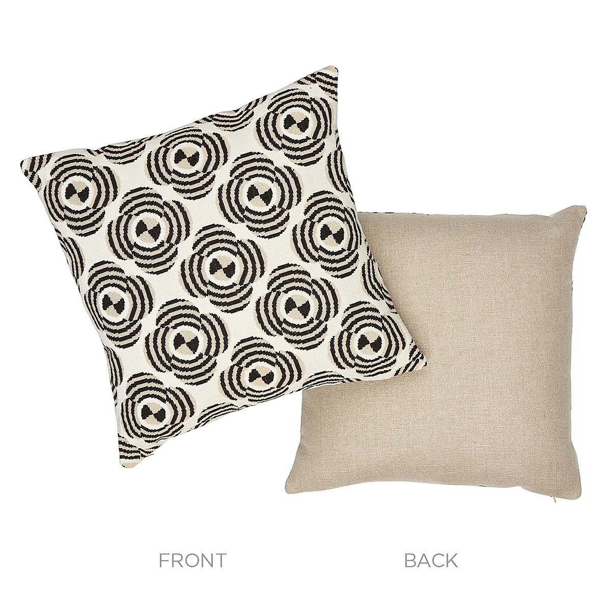 SO8226105 | Le Moderne Cut Velvet Pillow - Neutral Schumacher Le Moderne Cut Velvet Pillow in Neutral (SO8226105)