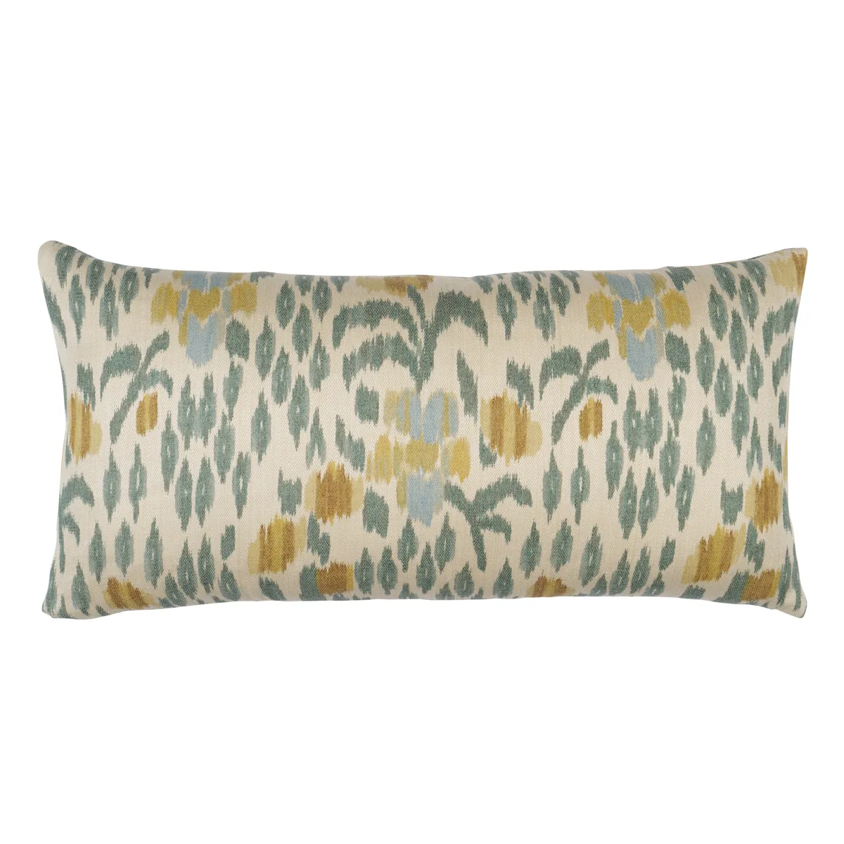 Schumacher Leonora Warp Print Pillow in Citron (SO18273118)