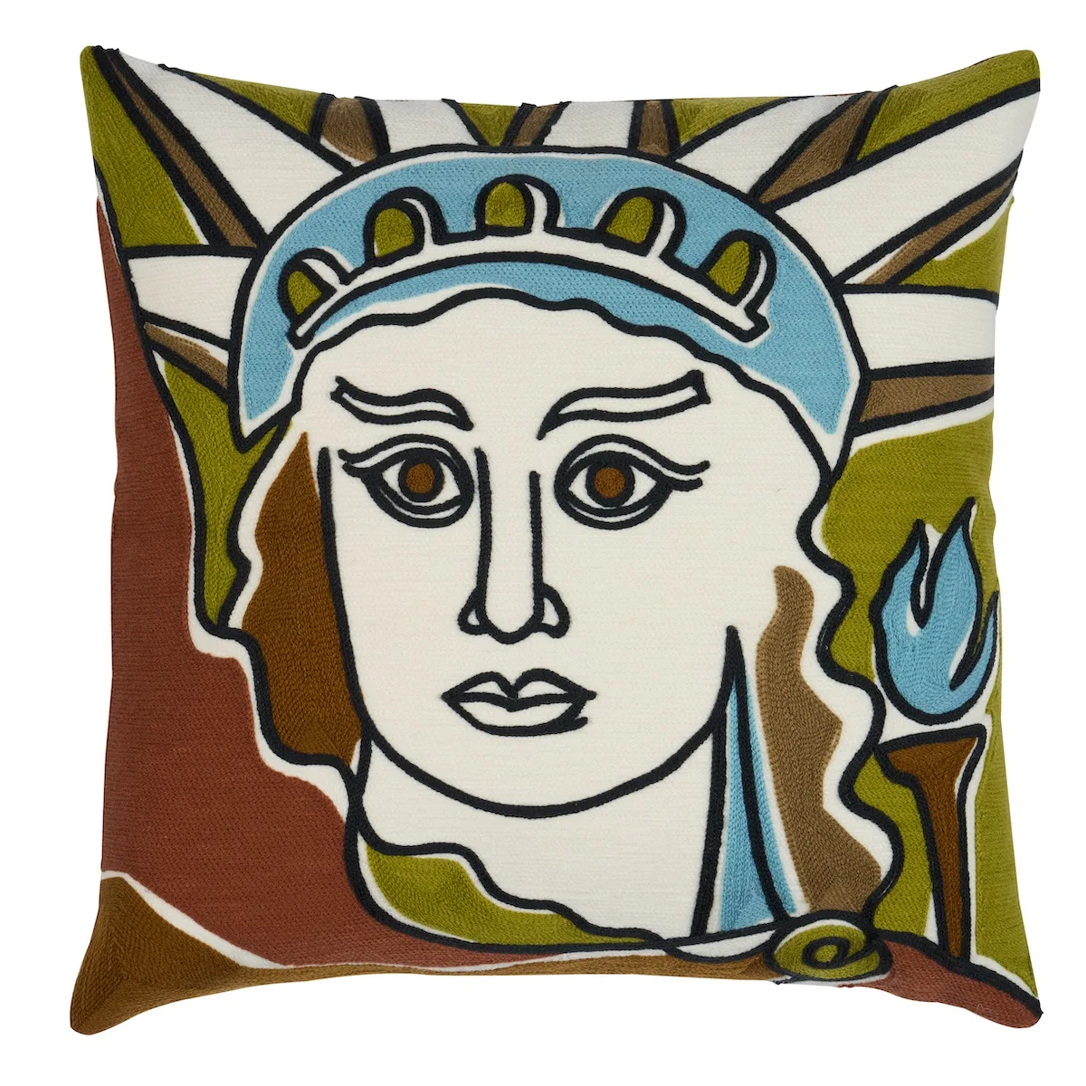 Schumacher Liberté Pillow in Chartreuse (SO0002803)